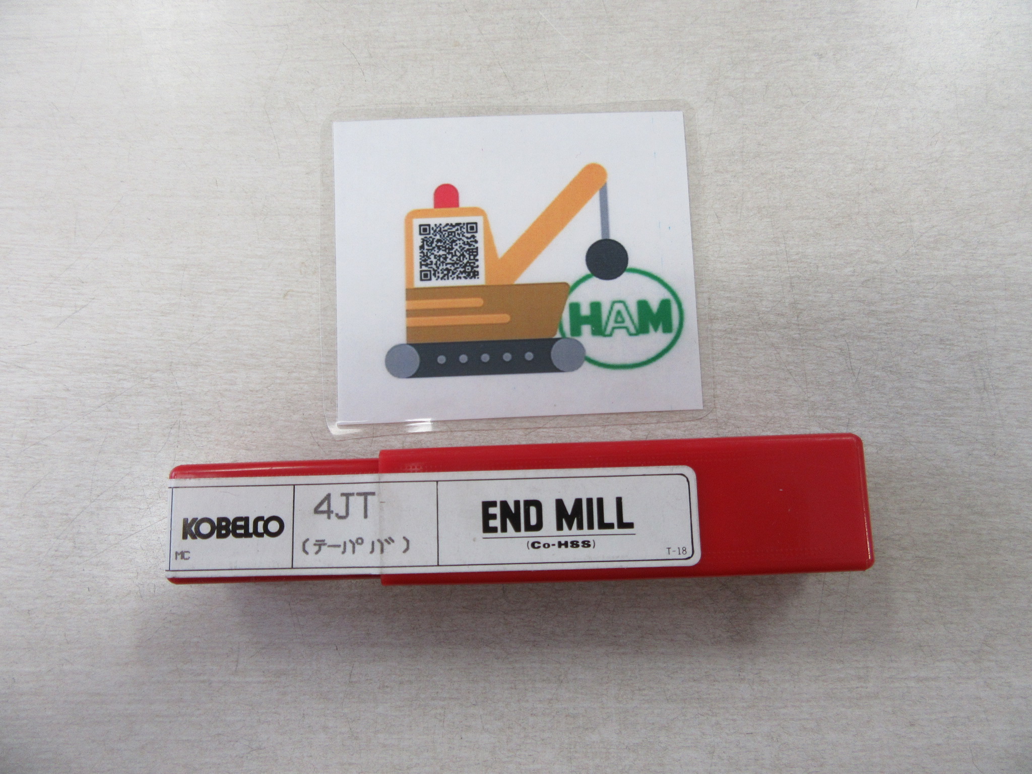 コベルコ/KOBELCO 4枚刃/スクエア/エンドミル φ10*5°