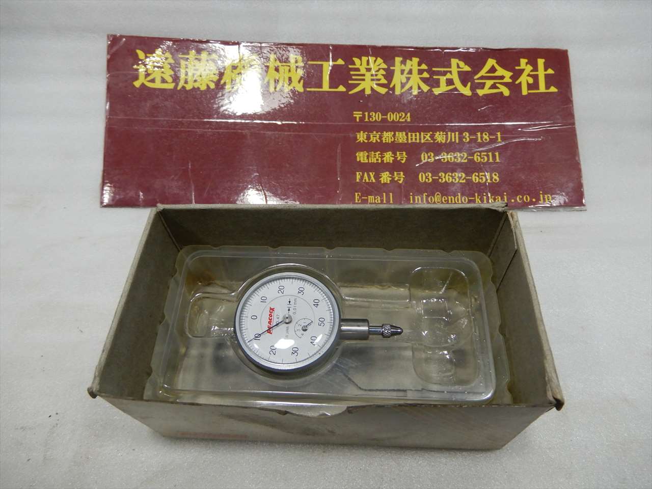 PEACOCK ダイヤルゲージ