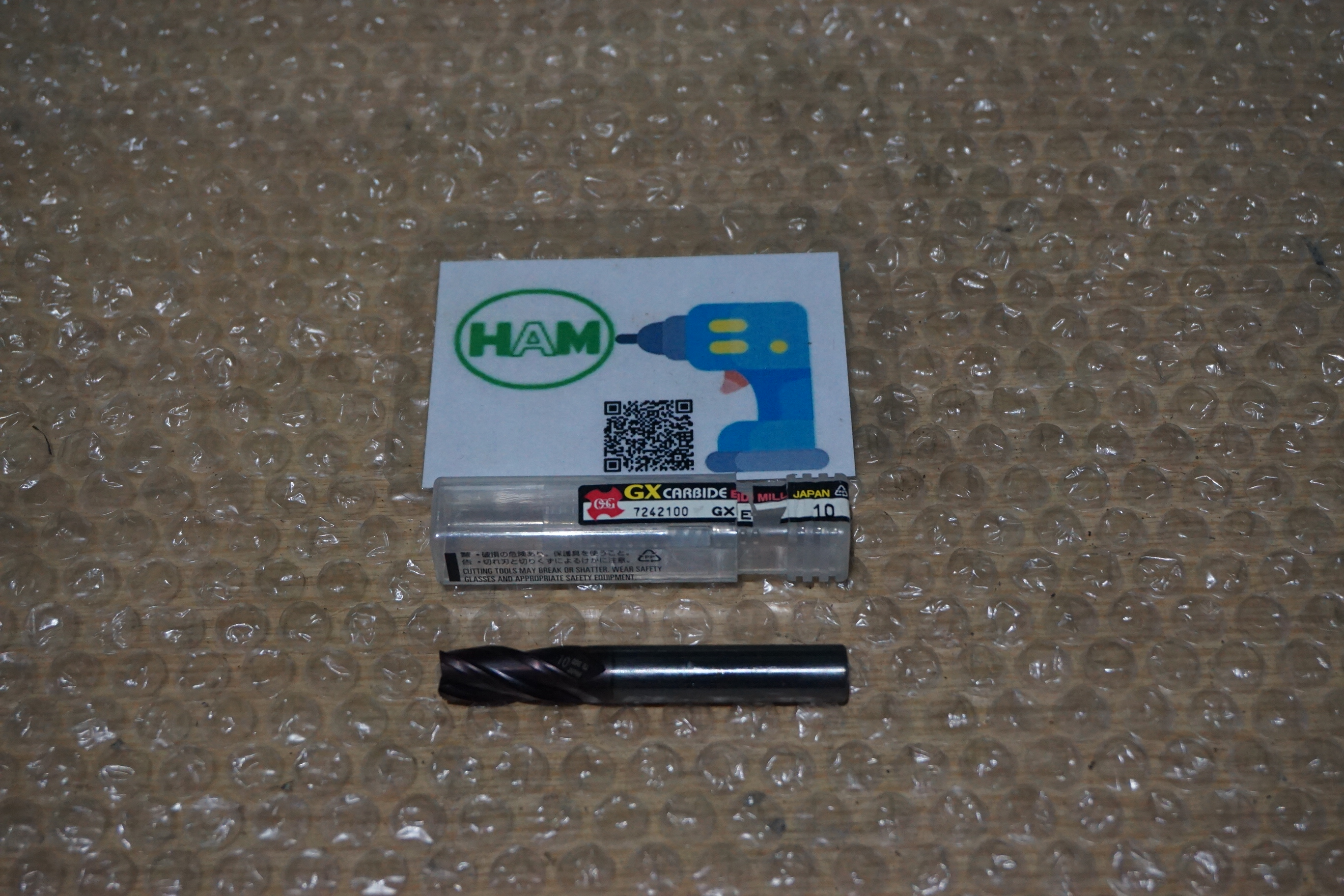 OSG 4枚刃/スクエア/エンドミル φ10.0