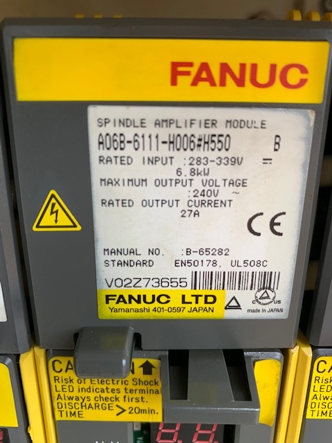 Fanuc サーボアンプ A06B-6111-H006#H550 B | マシンライフ