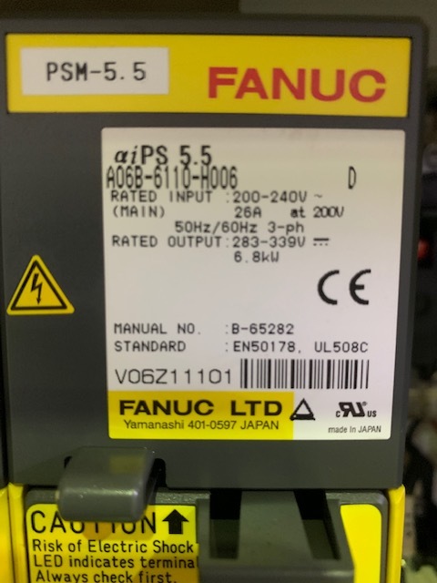 Fanuc 電源ドライブモジュール A06B-6110-H006 D