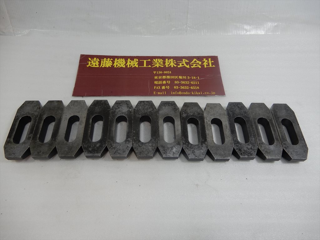 ナベヤ プレーンクランプ プレーンクランプ×12式　巾38mm、全長100mm、厚み19mm