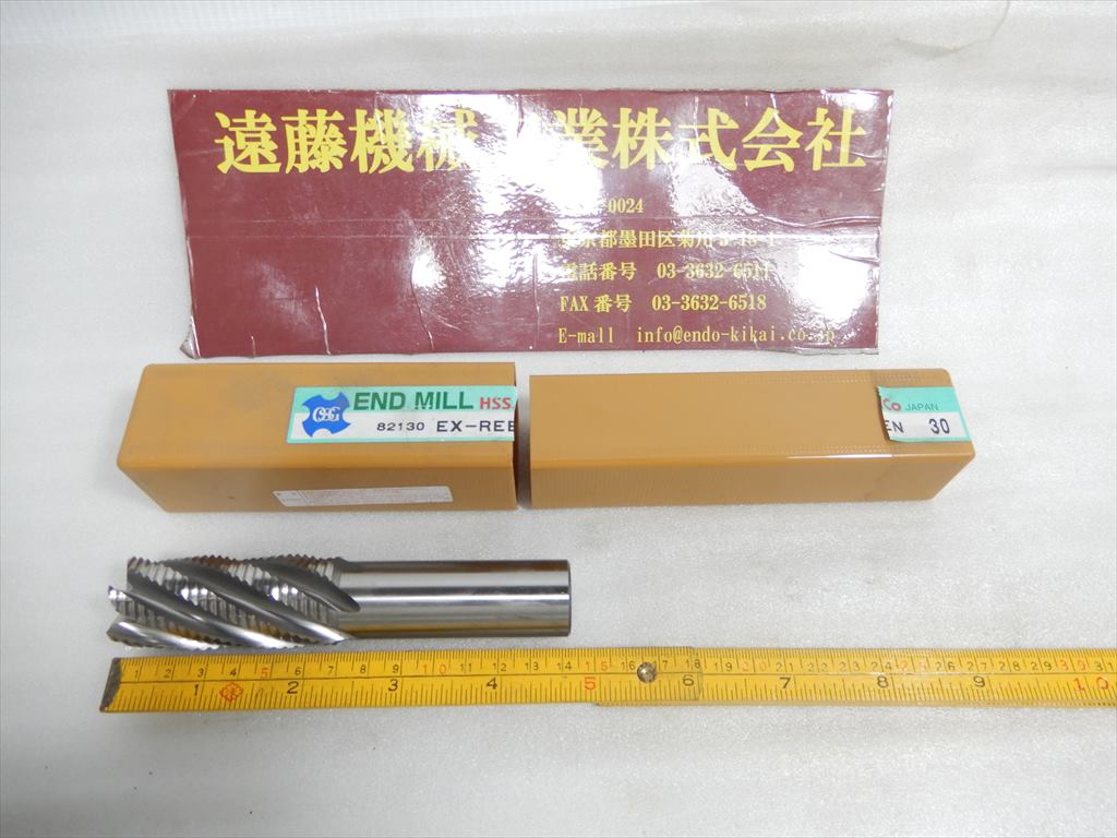 OSG 6枚刃ラフィングエンドミル EX-REEN　30　1本　未使用