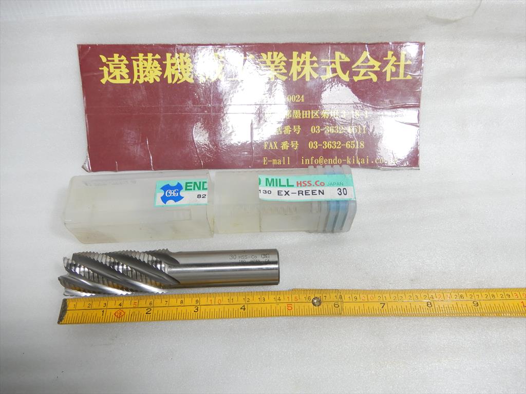 OSG 6枚刃ラフィングエンドミル EX-REEN　30　1本　未使用