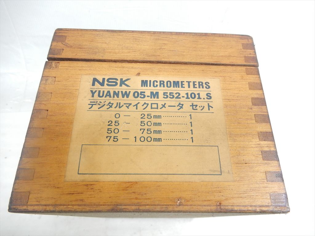 NSK デジタルマイクロメーターセット YUANW05-M 552-101,S