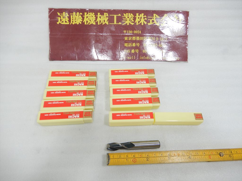 NACHI 2枚刃エンドミル 12S2　刃径12mm　10本　未使用