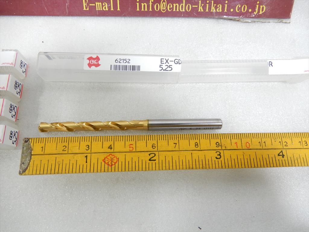 OSG 2枚刃コーティングドリル EX-GDR5,25　5本　未使用