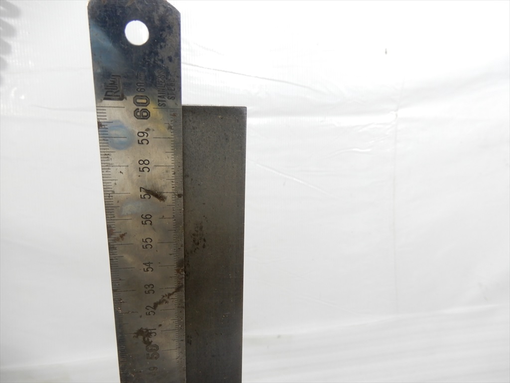 直角スコヤ 直角定規(スコヤ) 横巾340mm 高さ600mm 立厚み巾6mm 底面厚み巾30mm