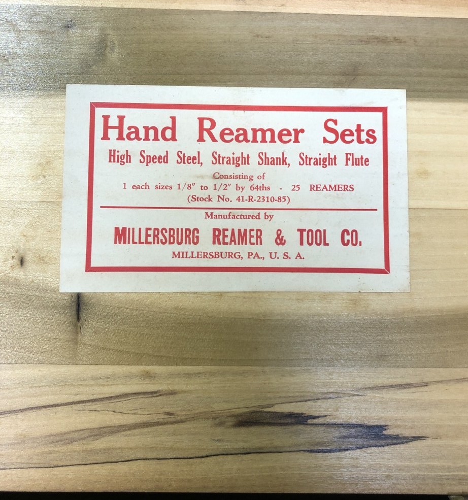 MILLERSBURG REAMER ハンドリーマセット (25本) 不明