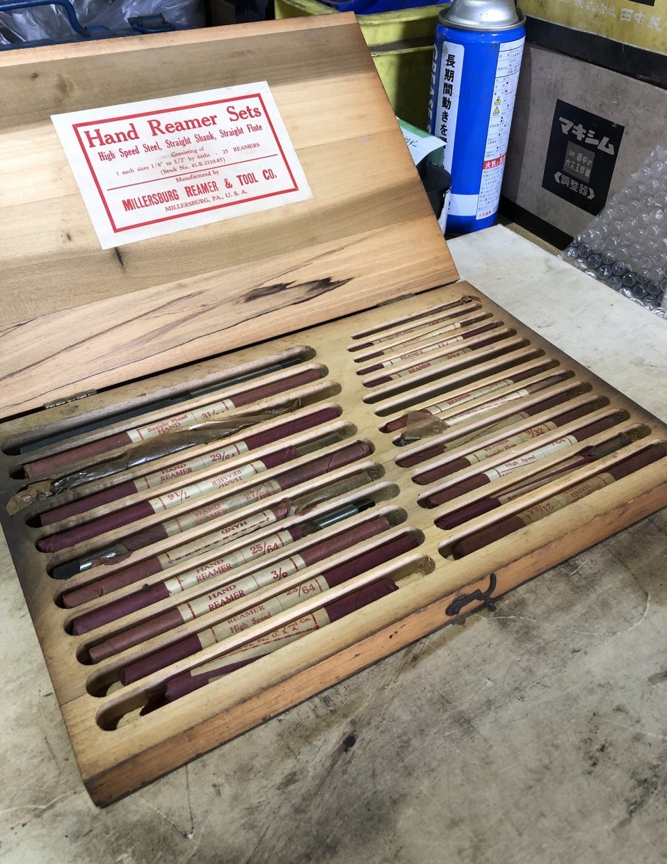 MILLERSBURG REAMER ハンドリーマセット (25本) 不明