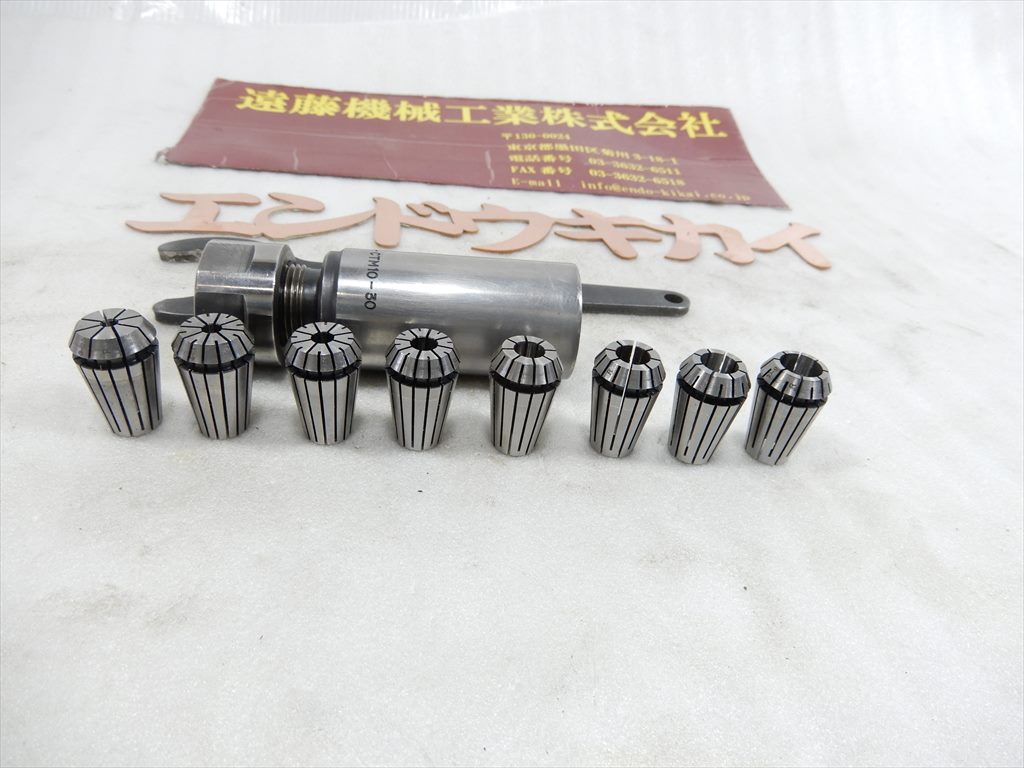 聖和精機 コレットホルダー ST32-CTM10-30　シャンク径32mm　コレット8式付