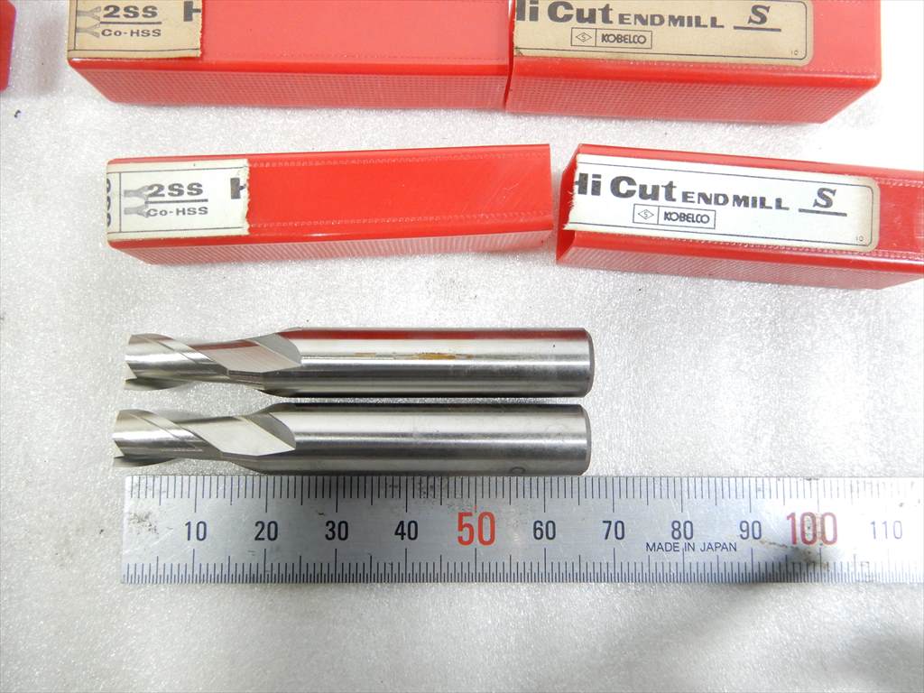 コベルコ 2枚刃エンドミル 2SS　刃径8mm　8本　未使用