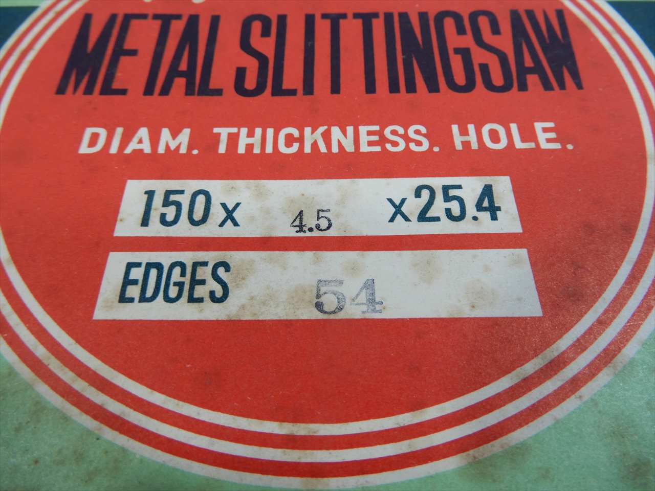 SANKYO TOOLS メタルスリッティングソー 150×4.5×25.4 2枚