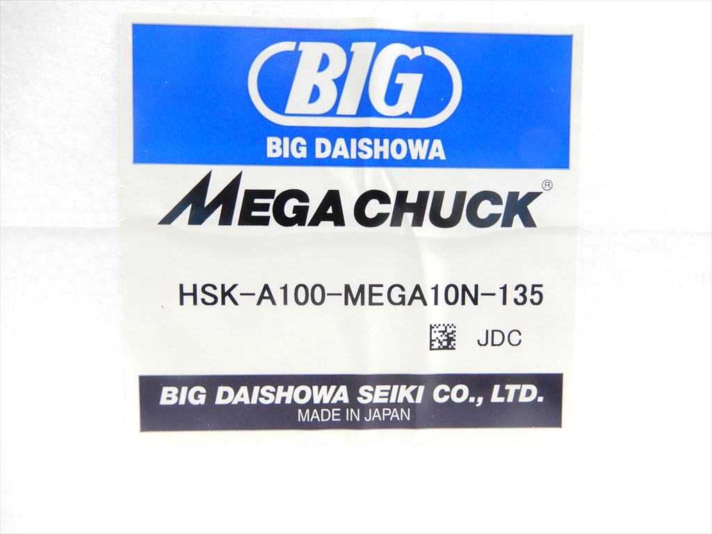 BIG ミーリングチャック HSK-A100-MEGA10N-135　未開封