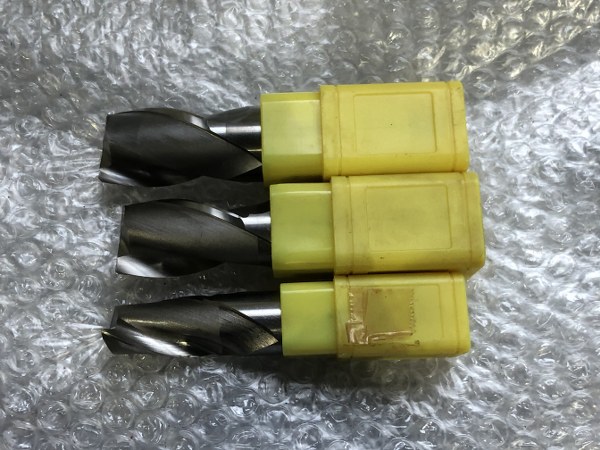 ミスミ/MISUMI 2枚刃/スクエア/エンドミル 1セット3本