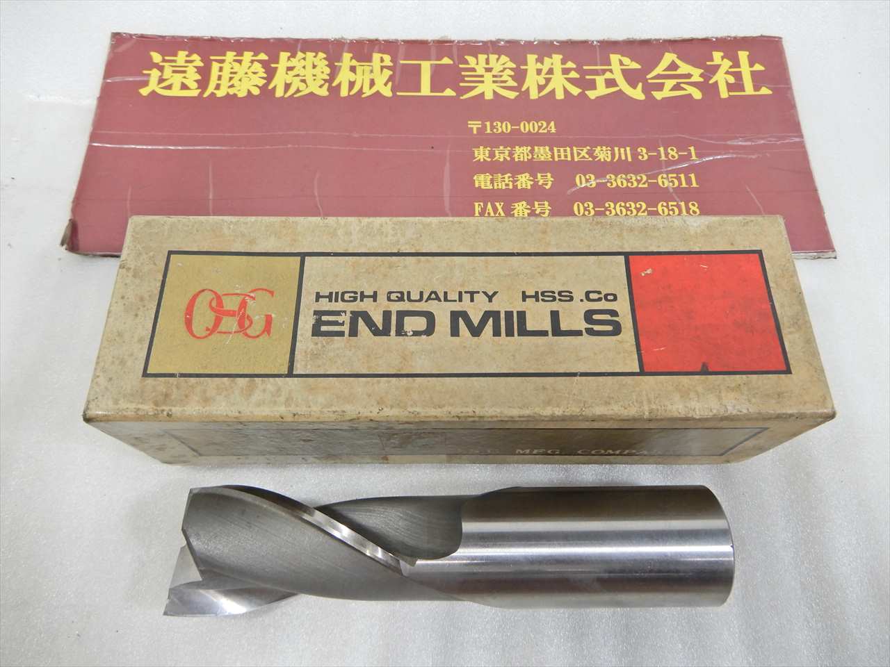 OSG エンドミル 34φ　シャンク32/全長140