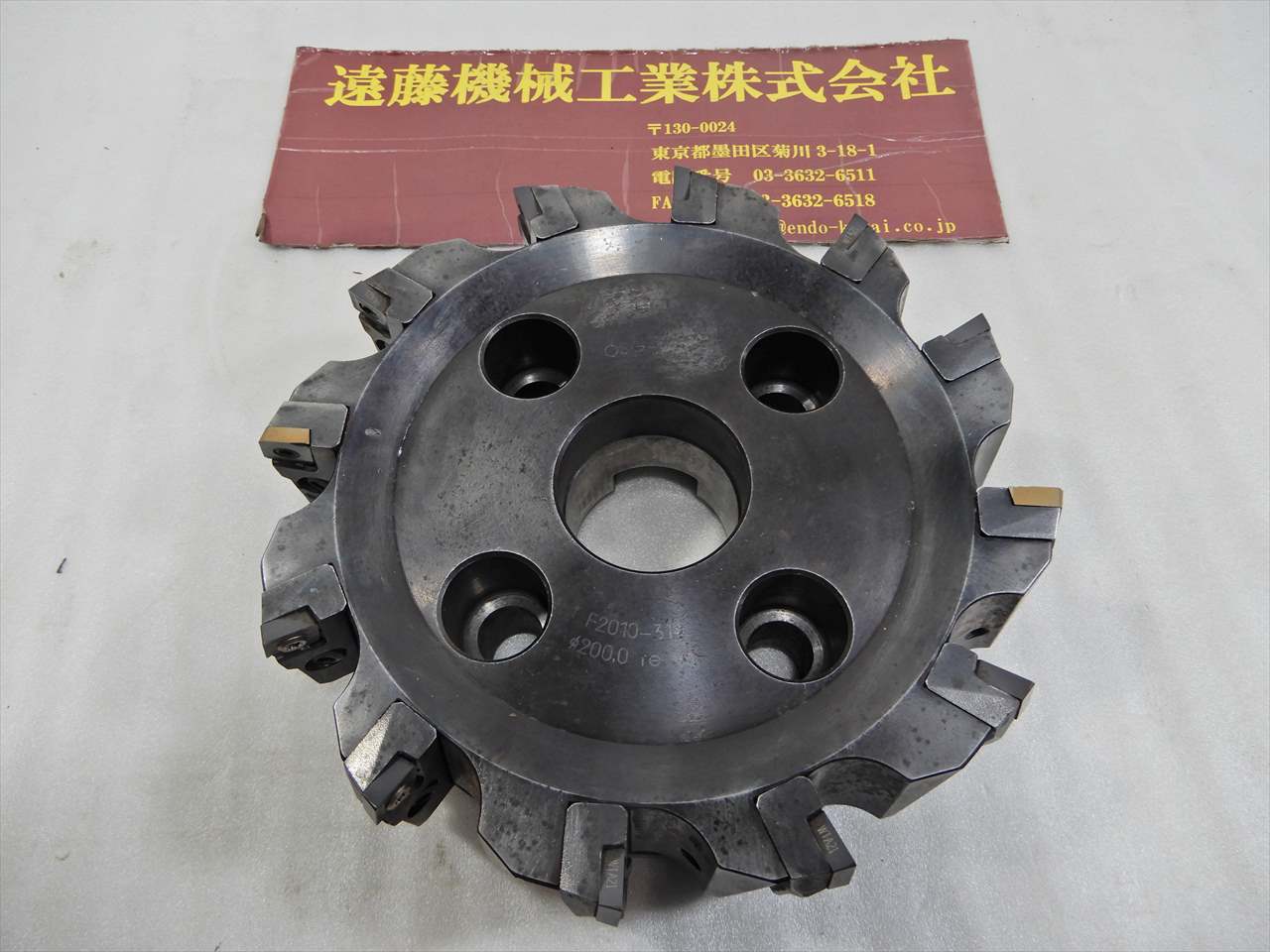 OSG-WALTER フェイスミル F2010-314　12刃200φ