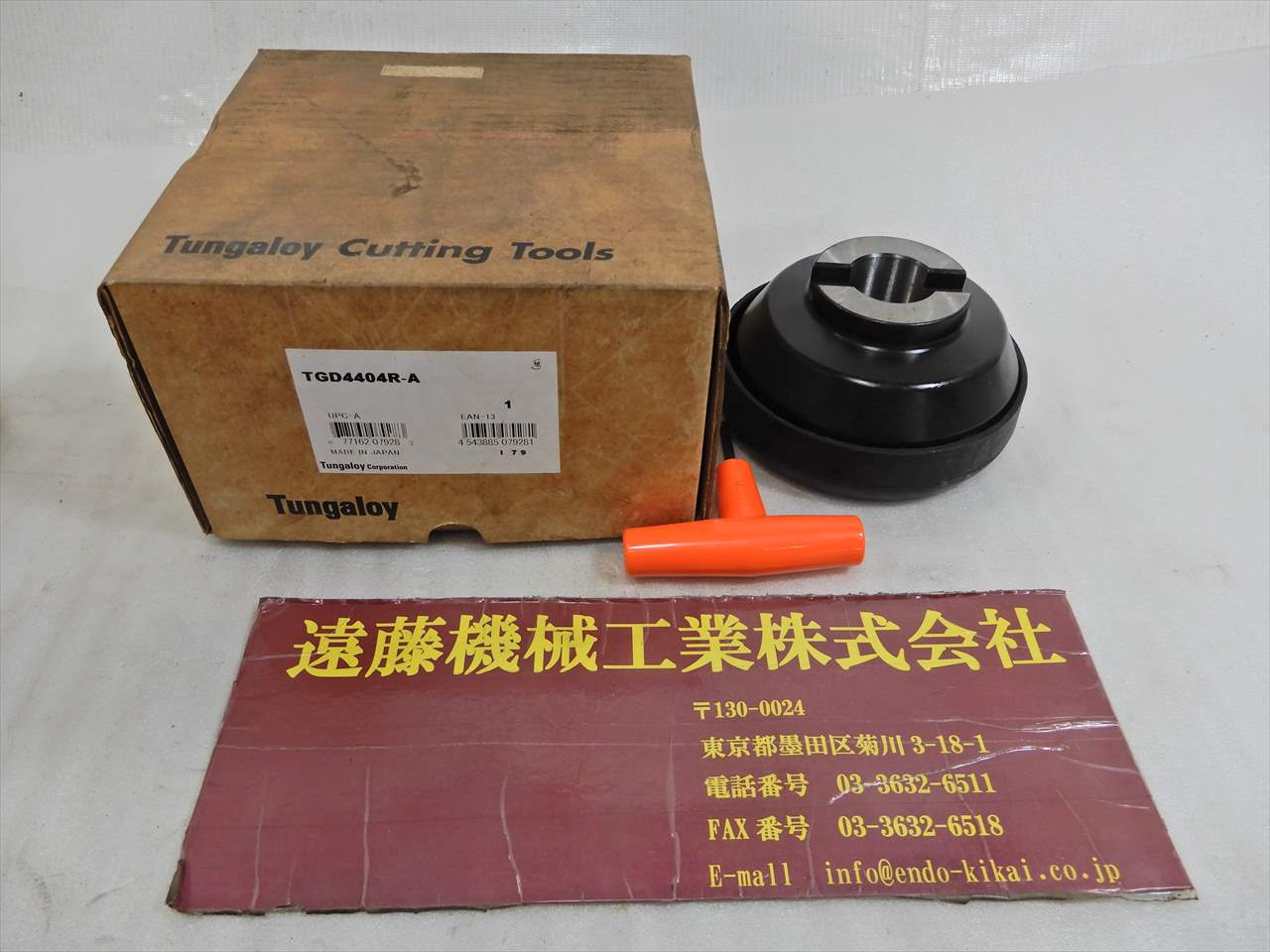 タンガロイ フェイスミル 【未使用】TGD4404R-A　6刃100φ