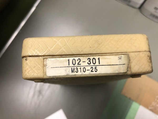 MITUTOYO|ミツトヨ 外側マイクロメーター 102-301 M310-25