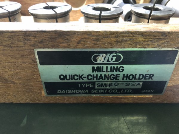 BIG,大昭和精機 クイックチェンジホルダ SMH40-32A