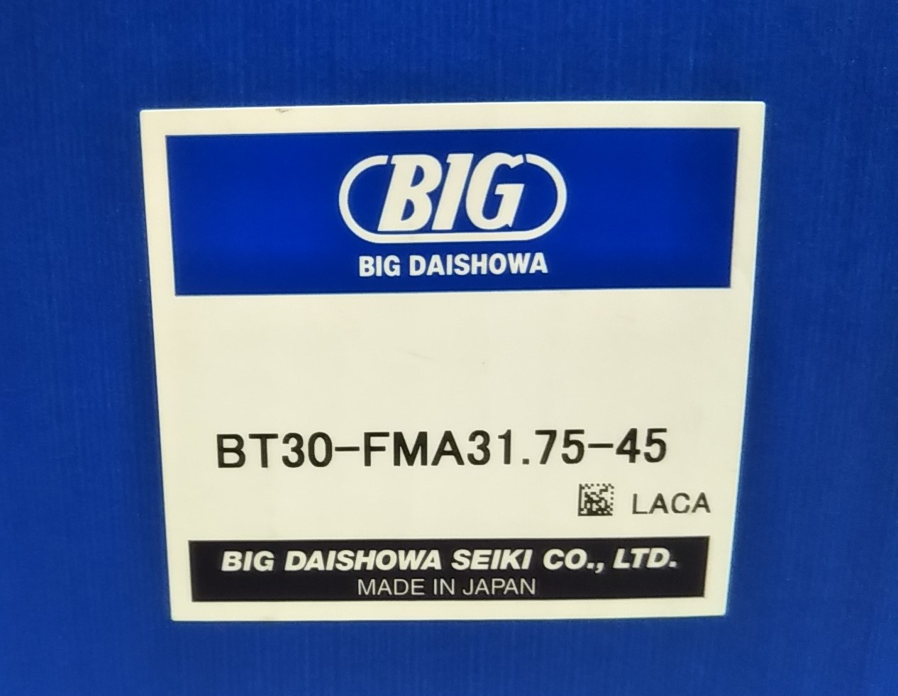 BIG,大昭和精機 BT30ツーリング BT30-FMA31.75-45