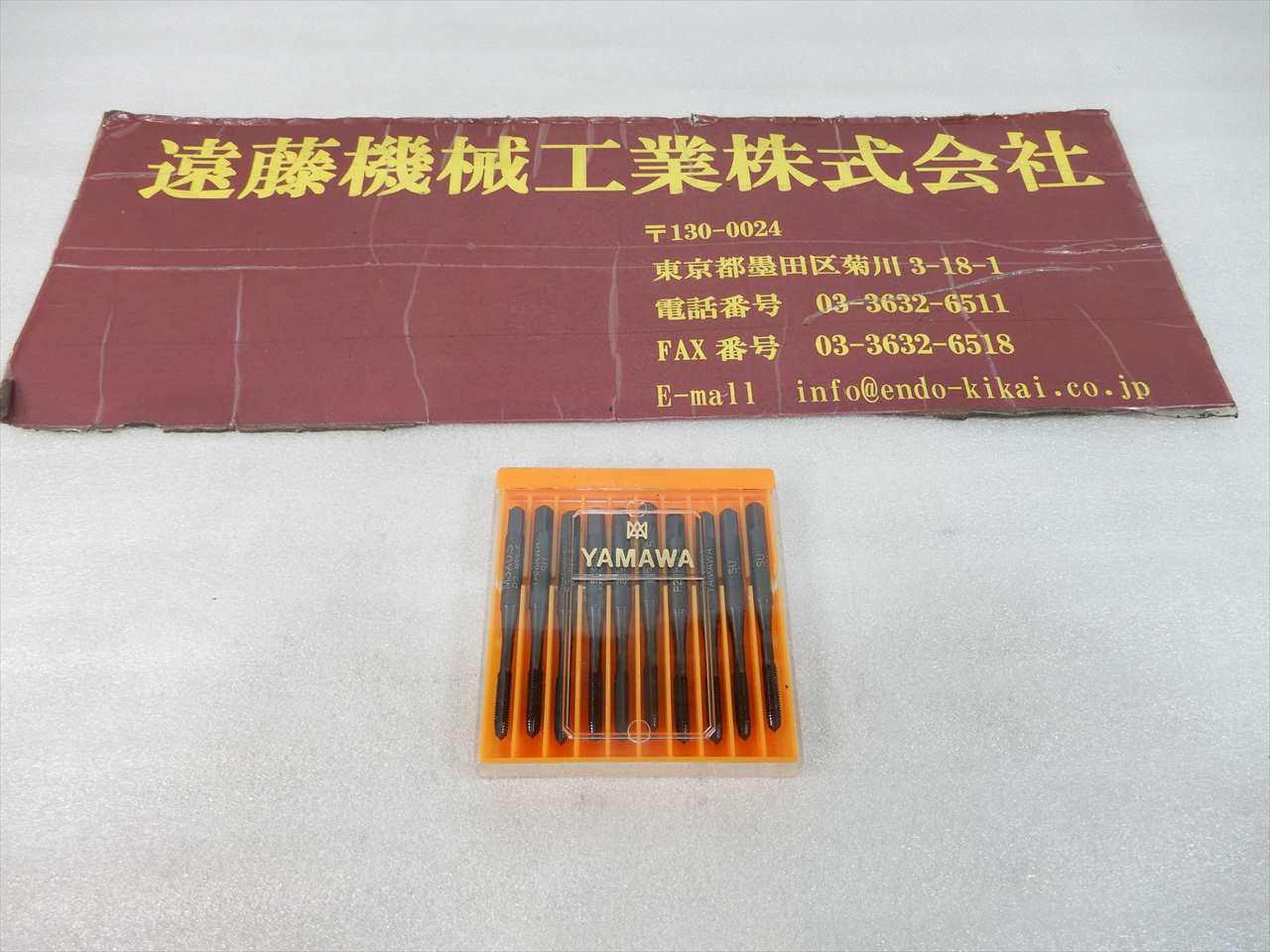 ヤマワ ハンドタップ 【未使用】SU-HT　P2　M3×0.5　4P　10本