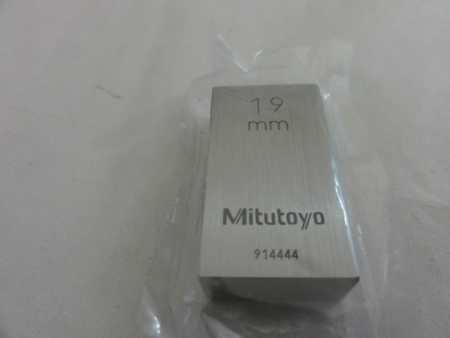 MITUTOYO|ミツトヨ ブロックゲージ 19mm