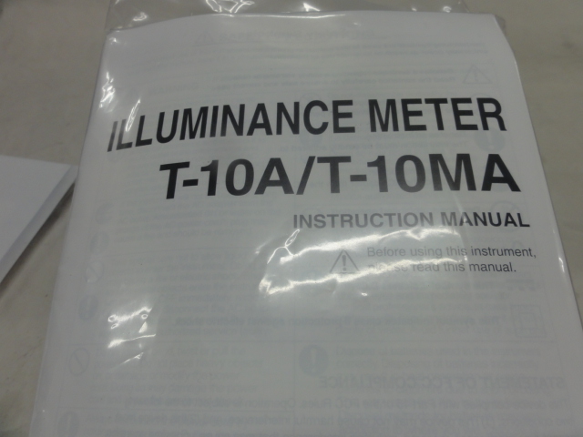 コニカミノルタ デジタル照度計 T-10A