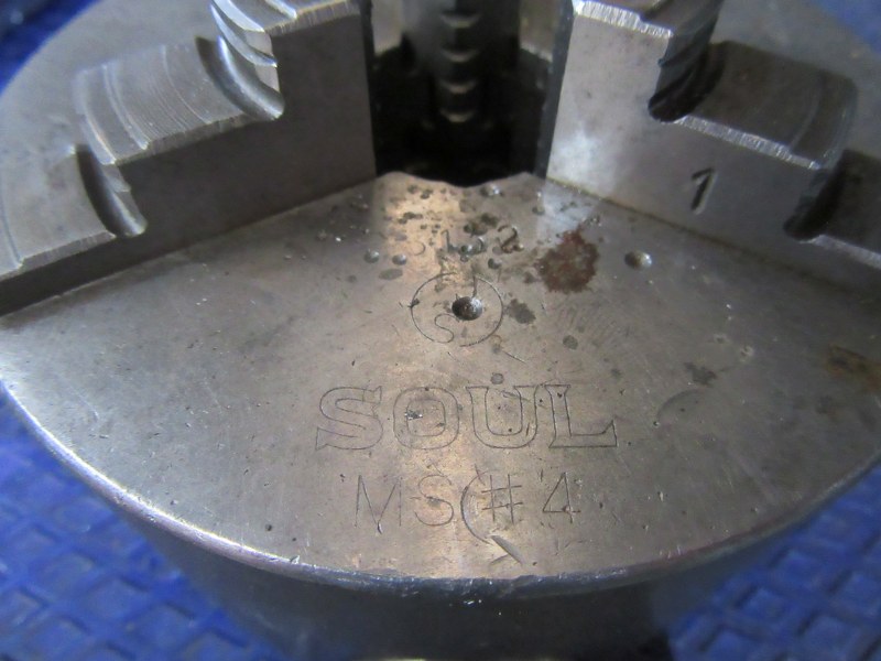 SOUL 3爪チャック(スクロールチャック) 4”チャック/φ110