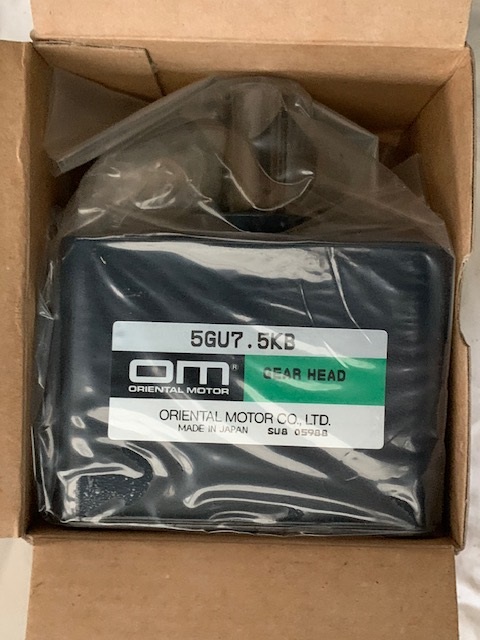オリエンタルモーター ギヤーヘッド(新古品) 5GU7．5KB