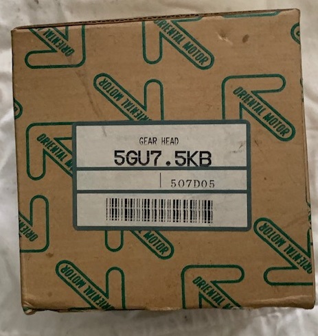 オリエンタルモーター ギヤーヘッド(新古品) 5GU7.5KB