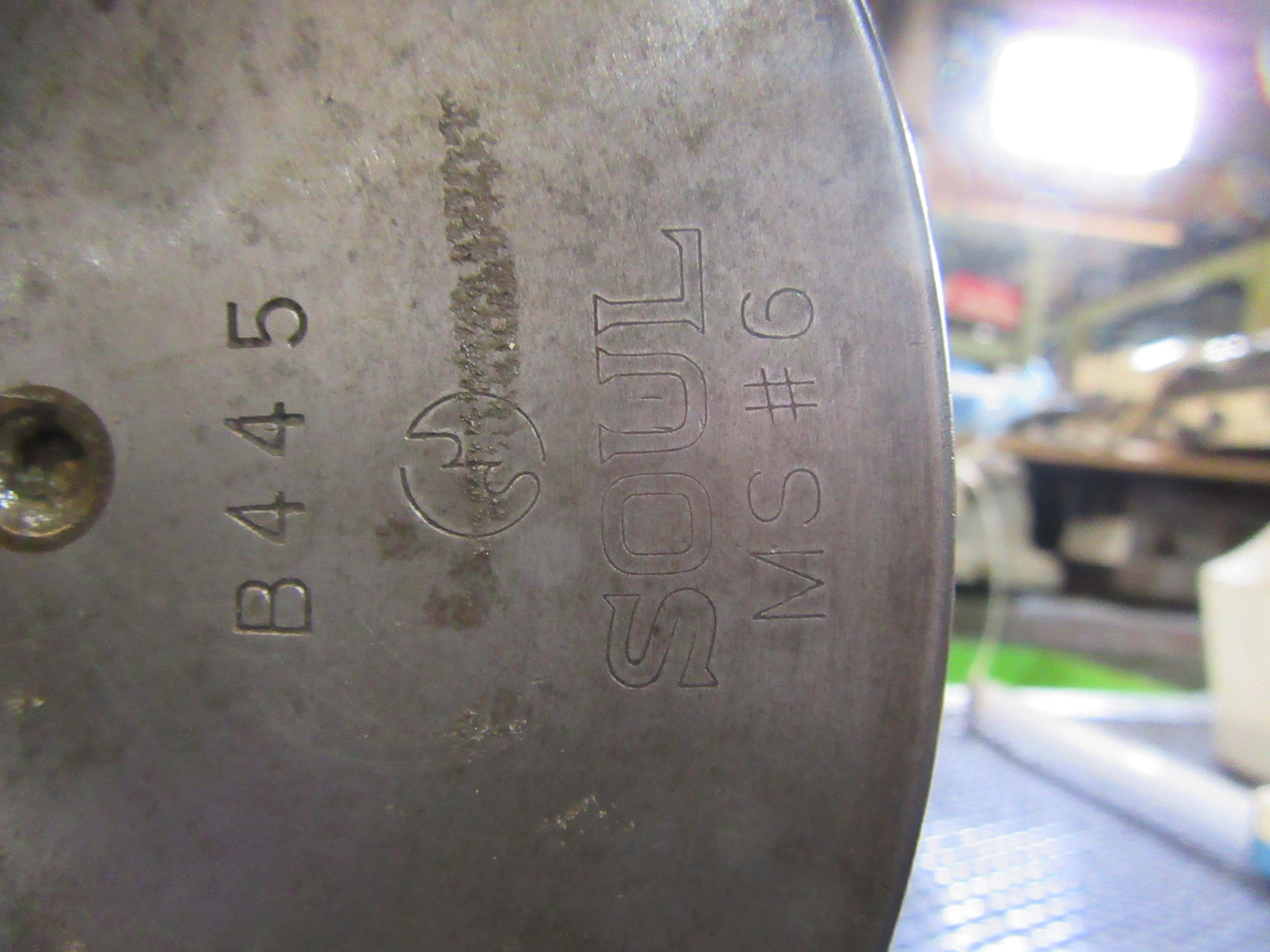 SOUR MS＃6 3爪チャック 6”チャック/φ160