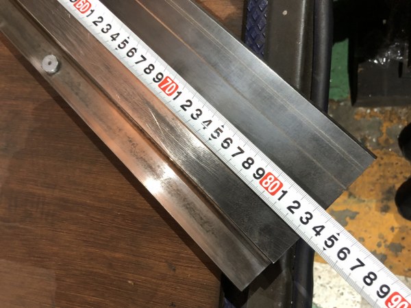 不明 ベンダー金型(パンチ) モジュラー金型(パンチ) L835mm