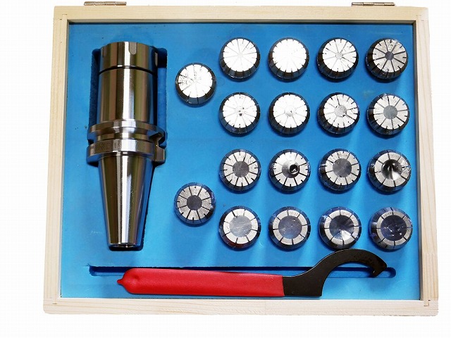 テクノフロンティア コレットチャック・精密コレットセット BT40-ER32UM-18PCS【新品】
