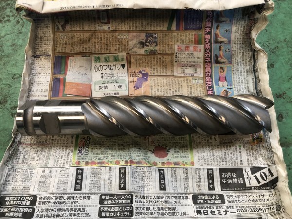 OSG オーエスジー 4枚刃/スクエア/エンドミル HSSシリーズ　60x250