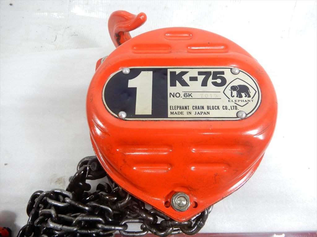 象印 チェーンブロック K-75 500kg | マシンライフ