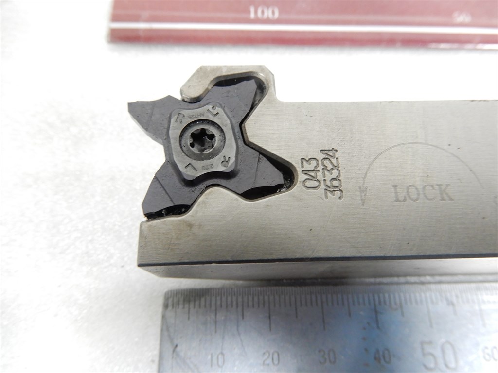 タンガロイ 外径溝入れ加工用バイト STCR2525-27