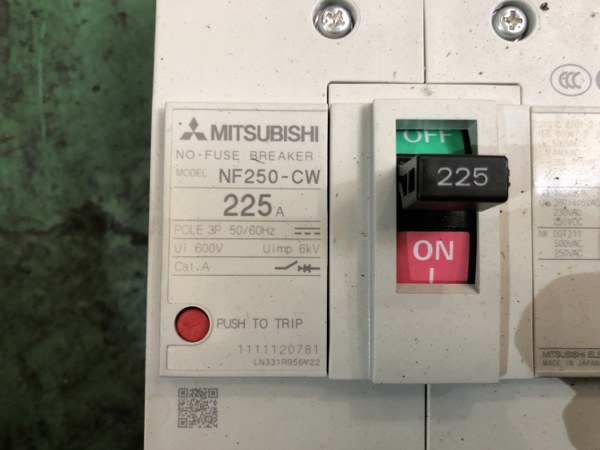 三菱/MITSUBISHI 遮断器 NF250-CW