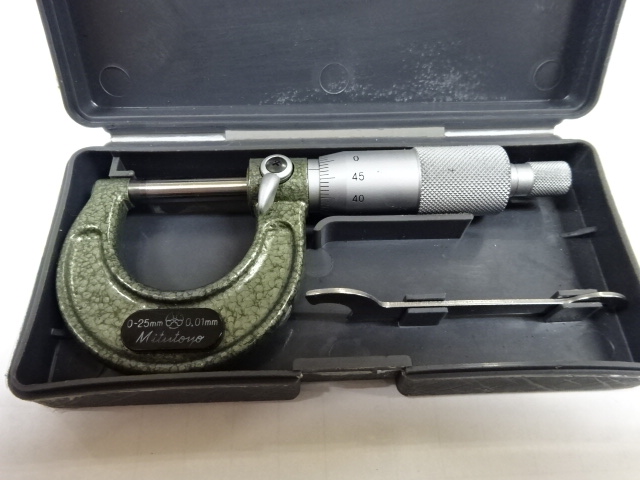 MITUTOYO｜ミツトヨ 外側マイクロメーター M110-25 | マシンライフ