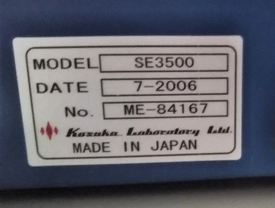 小坂研究所 表面粗さ測定機 Surfcorder SE3500 | マシンライフ