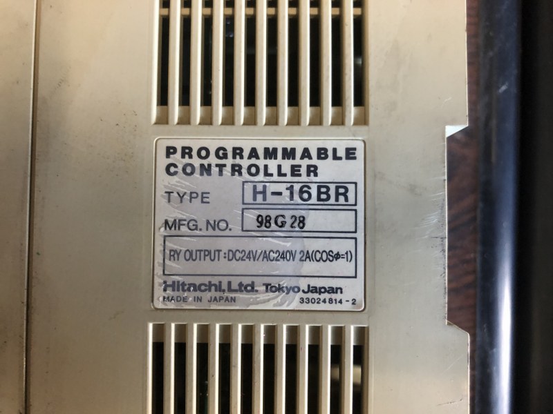 日立/HITACHI プログラマブルコンローラ H-16BR