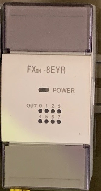 三菱電機 マイクロシーケンサー増設ブロック 出力増設用 FXon-8EYR