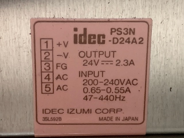 IDEC PS3N形スイッチングパワーサプライ PS3N-D24A2