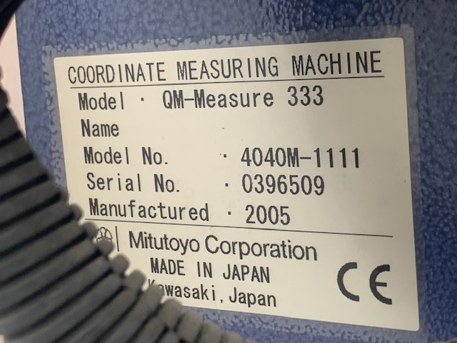 MITUTOYO|ミツトヨ 三次元測定機 QM-Measure333