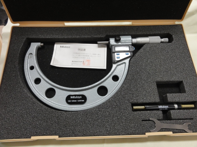 MITUTOYO｜ミツトヨ デジタル外側マイクロメーター MDC-125M
