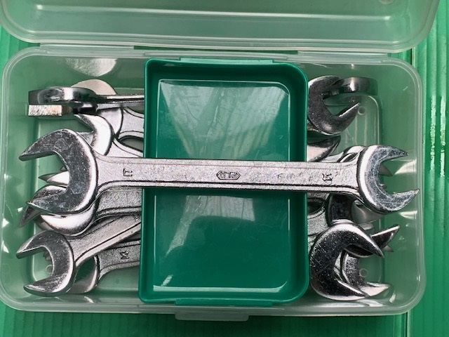 両口スパナ 新古品 17-14mm