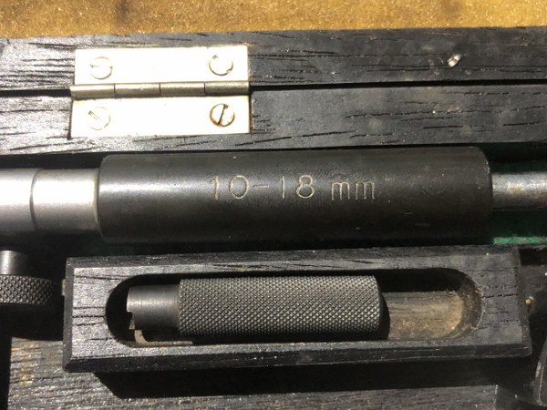 ピーコック/Peacock シリンダーゲージ 10-18mm（欠品あり）