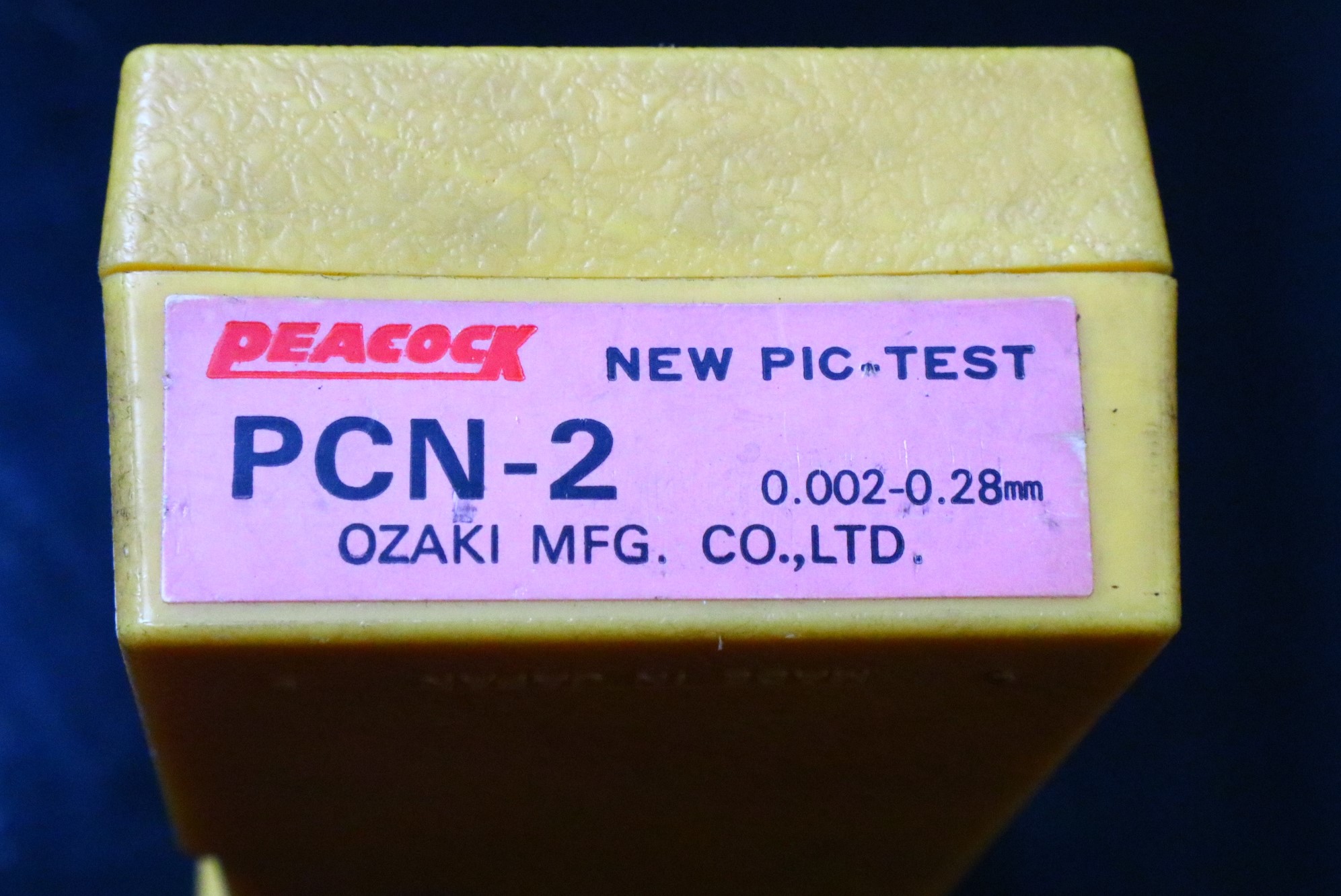 PEACOCK ピックテスト PEACOCK NEW PIC-TEST 0.002-0.28mm
