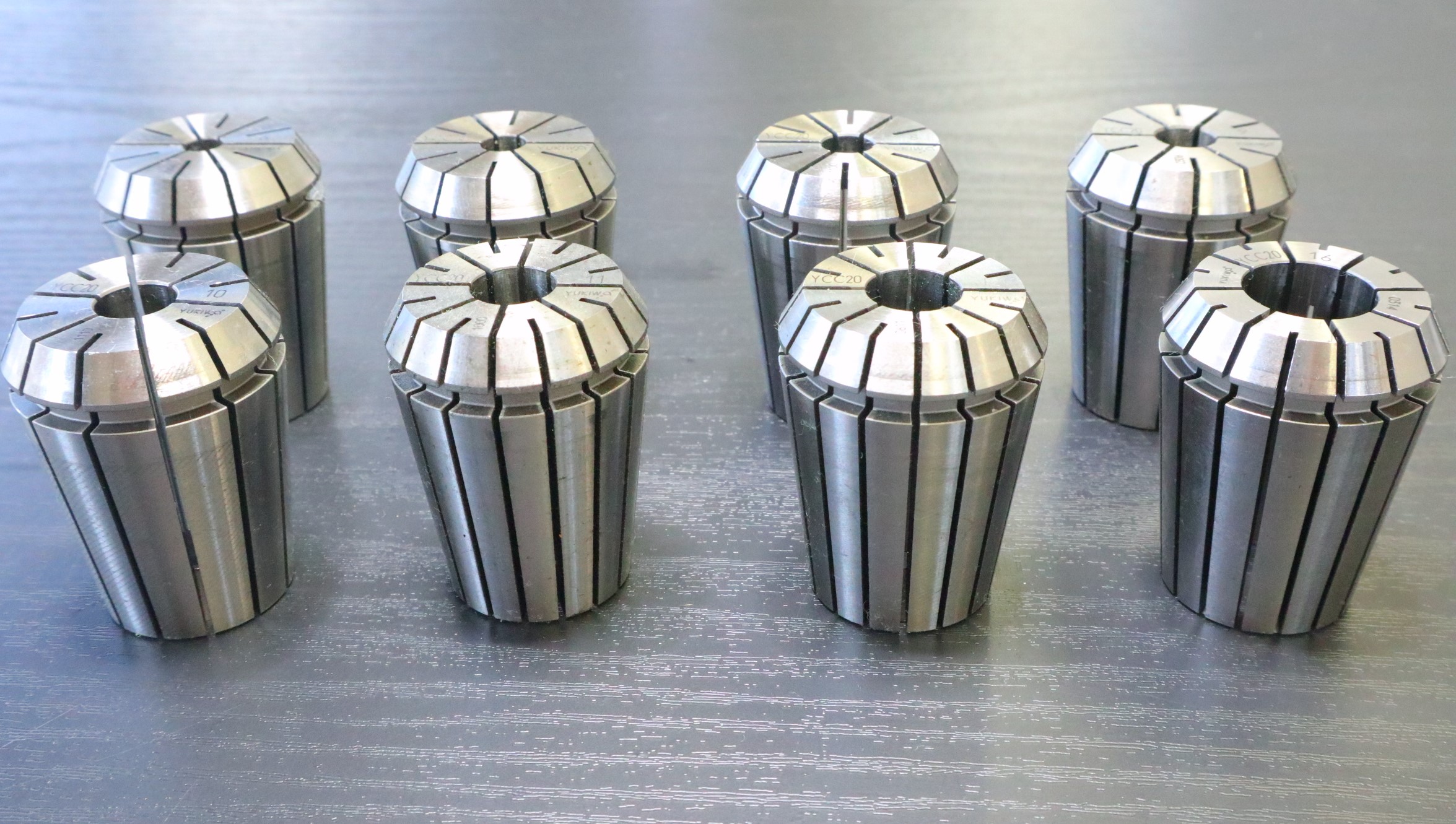 ユキワ精工,YUKIWA スプリングコレットセット ユキワ精工 スプリングコレット YCC20 計8個 6×1個 7×1個 8×1個 9×1個 10×1個 11×1個 12×1個 16×1個