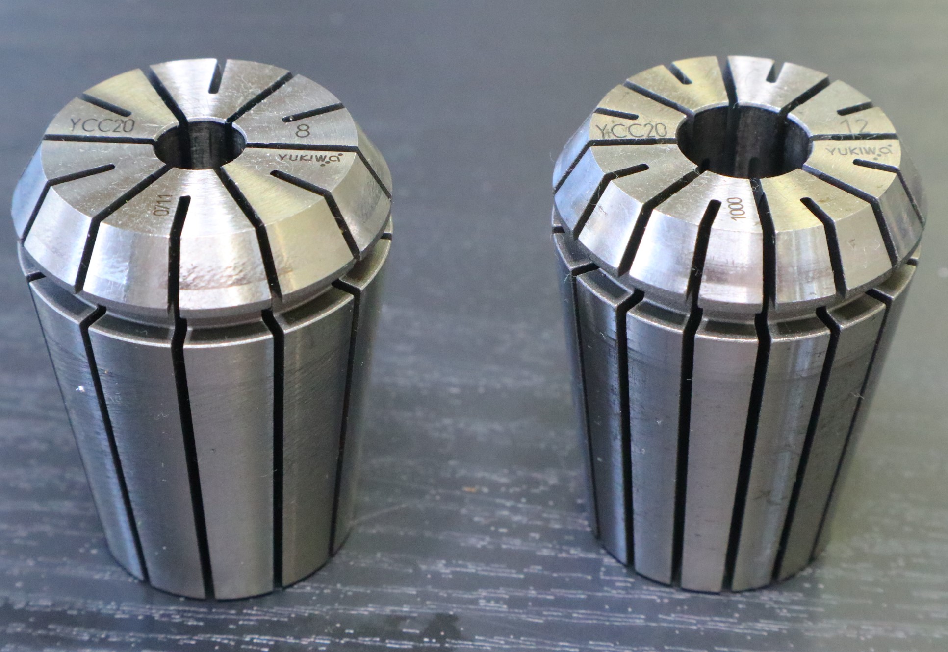 ユキワ精工,YUKIWA スプリングコレットセット ユキワ精工 スプリングコレット YCC20 計2個 8×1個 12×1個